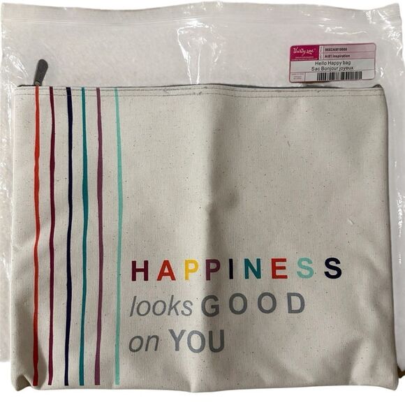 Thirty One ~ set of two~Canvas zipped pouch + Card Holder w/ Motovational Cards - Picture 2 of 11